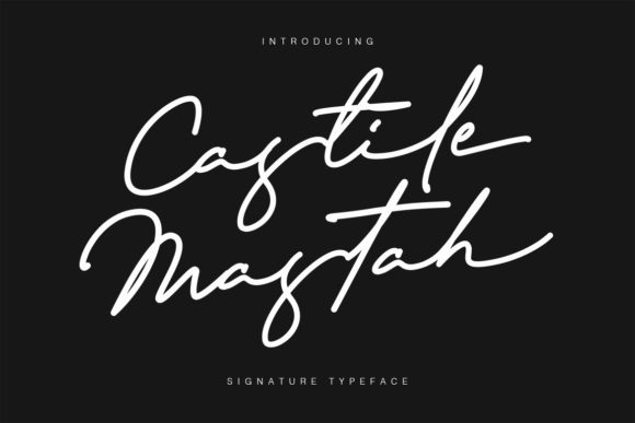 Castile Mastah: A Script Font for Authentic Handcrafted Design