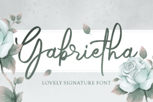 Gabrietha: A Stunning Script Font With Refined Charm