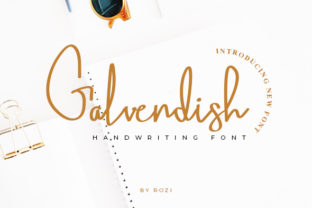 Galvendish: The Sweet Spot Between Casual Handwriting and Refined Editorial Style