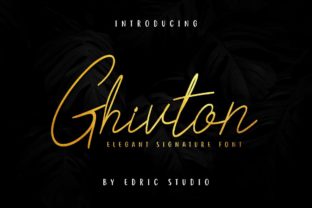 Ghivton: A Contemporary Script for Standout Design
