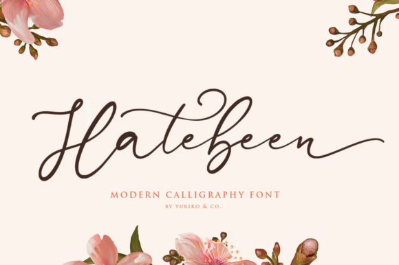 Hatebeen: A Classic-Inspired Script Font with Bold Character