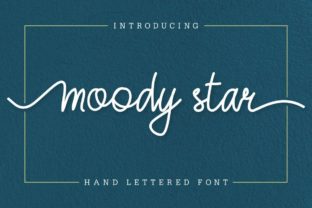 Moody Star: A Classic-Inspired Script Font with Character