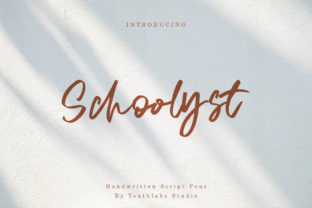 Schoolyst: A Handwritten Script That Brings Words to Life