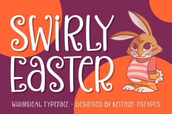 Swirly Easter: Playful Script for Creative Projects