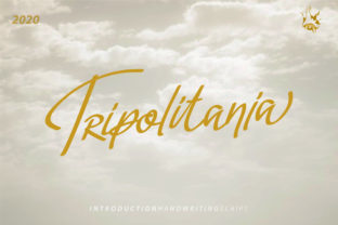 Tripolitania: A Modern Script Font for Creative Projects