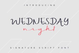 Wednesday Night: A Bold Script for Every Creative Project