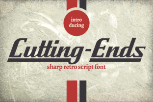 When Cutting-Ends Brings a Nostalgic Script Edge to Modern Design