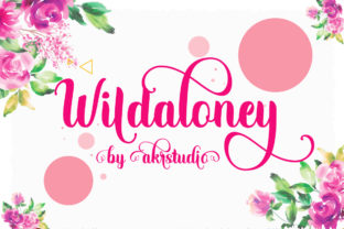 Wildaloney: The Magical Script Font That Brings Elegance Without Being Cold